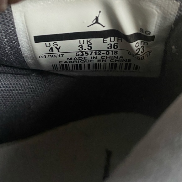 Nike Air Jordan 4 Spizike GG Wolf Grey Dark Bronze GS - Size 4 Y- 5.5 W - Picture 8 of 10